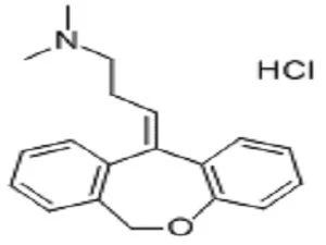 Doxepin Hydrochloride Chemical formula
